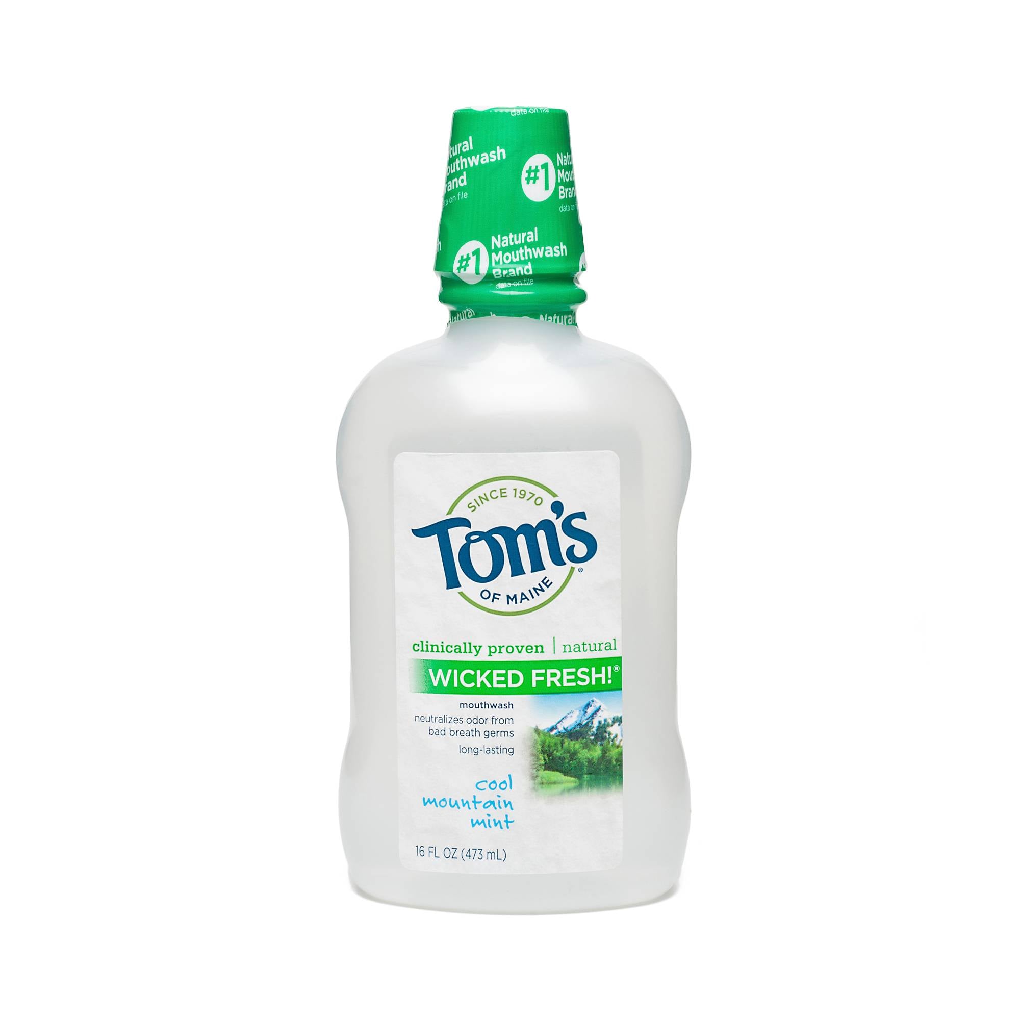Tom’s Of Maine, Wicked Fresh Mouthwash Fluoride Free Liquid, 16 Oz UPC 077326460160 | HiLife Vitamins
